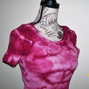 Like New Tie-Dye Ribbed Top